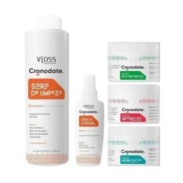 Imagem de Cronograma Capilar Home Care Vloss Cronodate - 5 Produtos