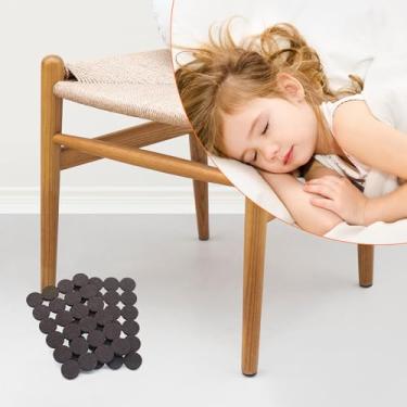 Imagem de Almofadas de feltro para móveis de madeira 48 peças, almofadas de móveis, protetores de piso para pisos de madeira, almofadas de feltro para móveis