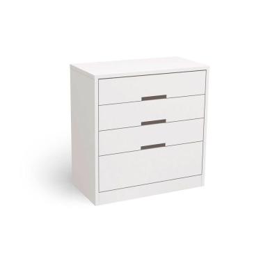 Imagem de Cômoda S824 Com 4 Gavetas Em Mdp Kappesberg Branco