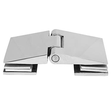 Imagem de Phefop Dobradiça Dupla Face Chanfrada para Porta de Vidro de Chuveiro de 8-12 Mm, Dobradiça de Porta de Banheiro Resistente Com Chave Sextavada, Material de Aço Inoxidável 304