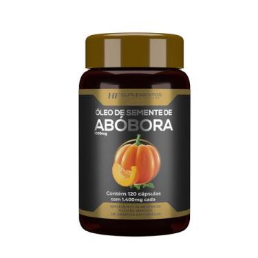 Imagem de Óleo de semente de abobora 1400mg 120caps hf suplementos