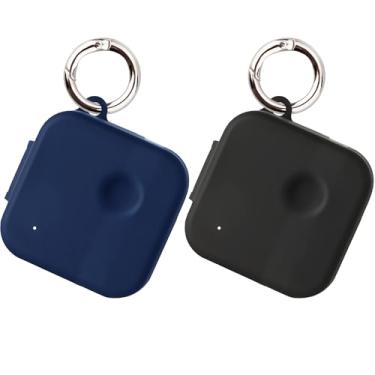 Imagem de [Pacote com 2] Capa easyBee compatível com Nothing Ear (3) capas de carregamento de fones de ouvido, 2 chaveiros de alça antiperda, kit de proteção ultrafina à prova de choque de silicone líquido