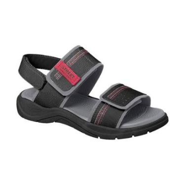 Imagem de Sandália Papete Infantil Street Preto Camin 3986-10-Masculino