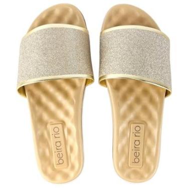 Imagem de Chinelo Rasteirinha Feminino Slide Beira Rio Brilho-Original-Feminino