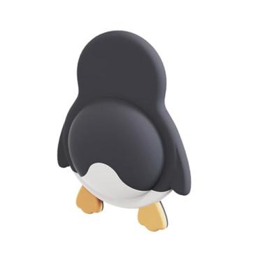 Imagem de Adesivo de parede de borracha macia à prova de choque para porta de geladeira (preto)