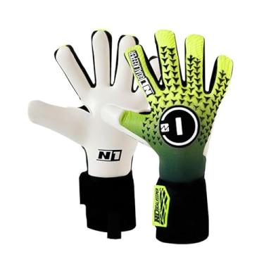 Imagem de Luva de Goleiro Profissional N1 Scorpius (Verde-limao, 8)