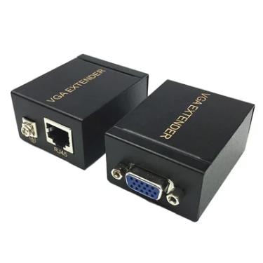 Imagem de Extensor Vga 60 Metros Via Cabo De Rede Cat5e Cat6