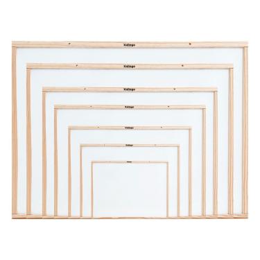 Imagem de Quadro Branco com Moldura em Madeira - 60x80 cm