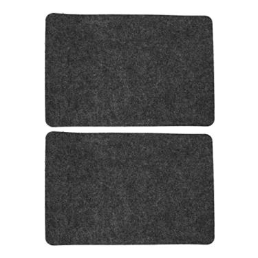 Imagem de GLOGLOW Trivets Underliners 2 Pcs Tapete de Calor, Almofada de Isolamento Térmico de Feltro de Silicone para Fritadeiras de Ar Microondas Forno Torradeira Liquidificador 17.7x11.8x0.2in Nan