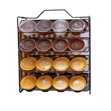 Imagem de Porta Cápsulas de Café - Suporte Reforçado e Organizador de Bancada(32 Cápsulas Preto)