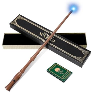 Imagem de CaptainWiz Light Up Magic Wizard Wand with White Lighting Rechargeable Illuminating Witch Sorcerer Wand for Kids Cosplay Collection, Whimsy