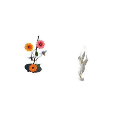 Imagem de Fenteer Porta-toalhas de Papel em Resina com Formato de Pena, Escultura Moderna, Dispensador de Lenços Decorativo, Peça de Arte E Artesanato para Armário de E