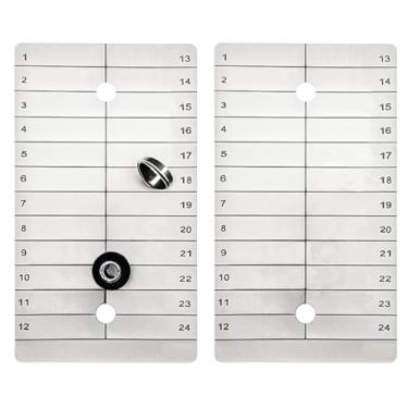 Imagem de SAFEPlacas de sementes de titânio para armazenamento de frases de recuperação de 24 palavras (embalagem com 2) à prova de fogo, resistente à corrosão, solução de backup de metal ultradurável, preto