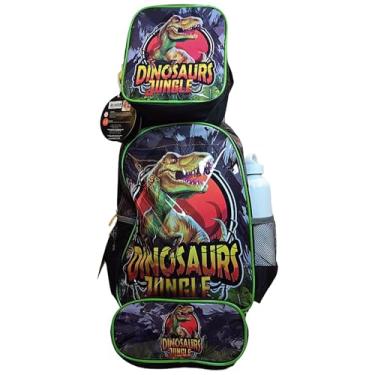 Imagem de Gamecraft Kit Mochila Escolar com Rodinhas, Lancheira e Estojo, Design Gamer Pixelado, Preto e Verde, 3 Peças