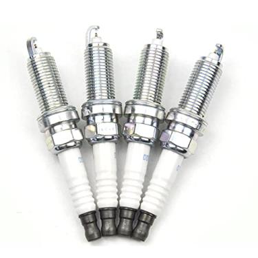 Imagem de Vela de ignição para Nissan Rogue 2.0L 2017, conjunto de 4 peças, dupla camada de irídio, código 22401-1VA1C, Dilkar7D11H