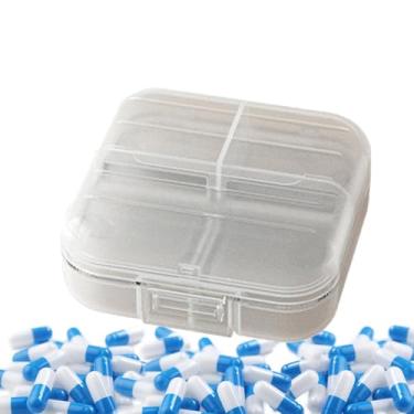 Imagem de Shakven Organizador de comprimidos, porta comprimidos | Planejador semanal de pílulas - Caixa de comprimidos de viagem 7 dias, caixa semanal de comprimidos organizador portátil para viagens para