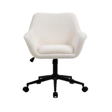 Imagem de Cadeira Poltrona Giratória Pelegrin PEL-2001 Tecido Branca