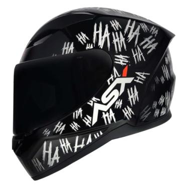Imagem de Capacete ASX City Fun Brilho Preto/Branco 54/XS