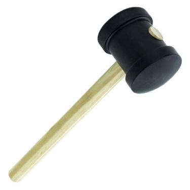 Imagem de Martelo De Borracha Preto Thompson 80Mm - MAC FER