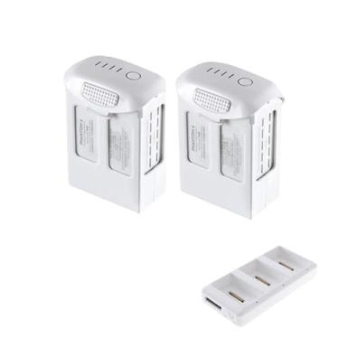 Imagem de DCTJLL Bateria de voo inteligente DJI Phantom 4 Series 5870mAh de alta capacidade original Tempo máximo de voo de 30 minutos (Cor: 2 com carregador)