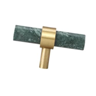 Imagem de Generic Puxadores de mármore para armários, puxadores resistentes e elegantes para cômodas, banheiros, guarda-roupas, armários de cozinha e penteadeiras, 35x60mm Verde