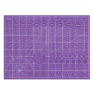 Imagem de Base De Corte Dupla Face Patchwork Artesanato Cores((A2 60 * 45) Roxo)