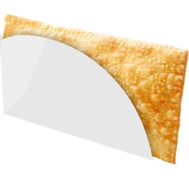 Imagem de Caixinha Embalagem Pastel ou Tapioca 100un Branca - Pdv Print