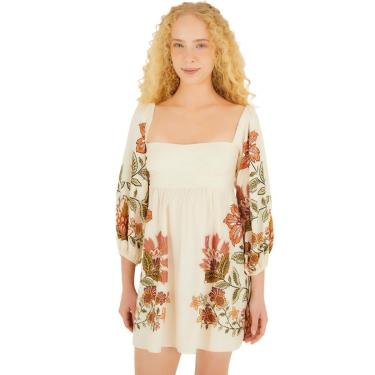 Imagem de Vestido Curto Farm Manga Floral Juliana-Feminino