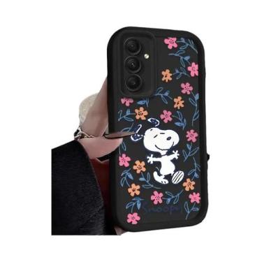 Imagem de Capa S-Snoopy Flower Para Samsung Galaxy S25 S24 Ultra S23 S22 plus A3