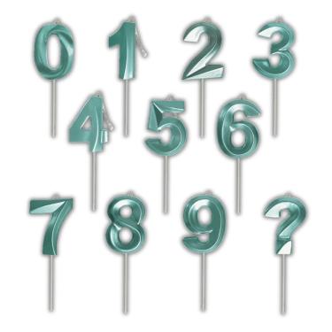 Imagem de Vela De Aniversário Slim Metallic Tiffany Modelo 4