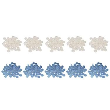 Imagem de Flor 3D decoração de unhas mudança de luz acessórios de arte de unhas de resina fofa requintada mudança de cor UV decorações de unhas para mulheres meninas salão de beleza faça (Azul)