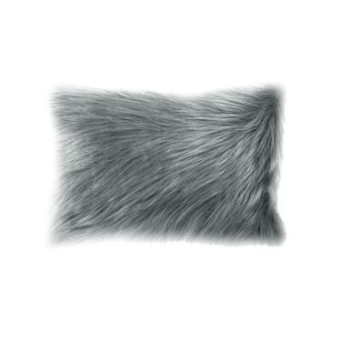 Imagem de Almofada De Pelo Sintético Cinza 40X60cm - Decortextil NA