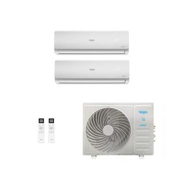 Imagem de Ar-Condicionado Bi Split Inverter Elgin 18.000 (2x Evap HW 9.000) Quente/Frio 220V