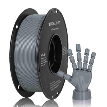 Imagem de TINMORRY Filamento Petg 1,75 Mm, Rápido Para Impressora 3D Petg-Eco, Compatível Com Bambu Fdm, Bobina De 1 Kg, Cinza