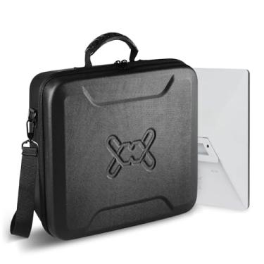 Imagem de Mwin Estojo de Transporte para Starlink Mini - Acessórios Starlink Mini, Estojo de Viagem Leve, Capa Protetora em EVA Resistente a Respingos e Antichoque com Alça de Ombro, Mala Rígida Portátil, Preta