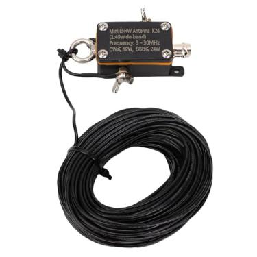 Imagem de Tangxi Antena Mini EFHW K24, Frequência de 3-30 MHz, CW≤12W, SSB≤24W, FT8≤5W, 1:49 Balun Antena de Rádio Fed Portátil de Extremidade Curta Com Bolsa de Armazenamento de Pano para