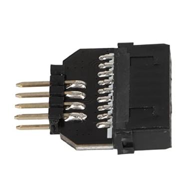 Imagem de SUNGOOYUE Adaptador de Placa-mãe USB 3.0 a 2.0, Cabo Divisor Fêmea de Plástico Preto, Transferência de Dados de 480 Mbps, para Projetos de PC DIY, Barras de Luz Host e Ventiladores