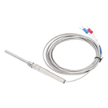 Imagem de KIMISS Sensor de Temperatura Termopar Tipo BERM K - Sonda Blindada de 50 Mm para Medição Precisa de Temperatura - Faixa de 0 ℃ a 400 ℃ (#11)