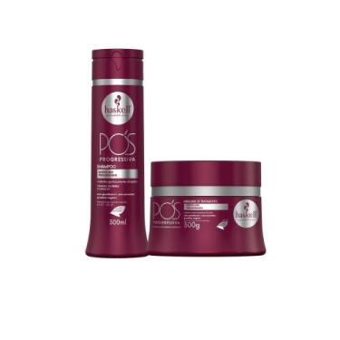 Imagem de Kit haskell pos progressiva shampoo e mascara 300ml