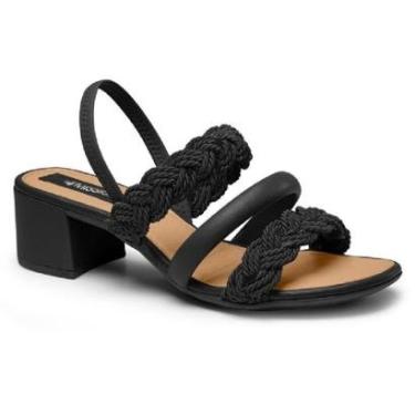 Imagem de Sandália Mississipi Salto Bloco Q7092-Feminino