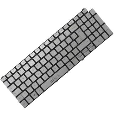 Imagem de Teclado mBook para Dell Inspiron 15 5584 Prata detalhes estéticos