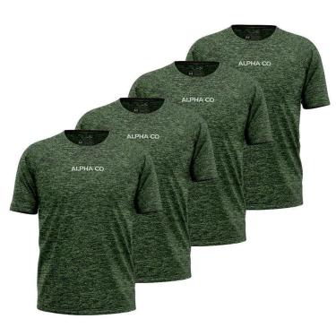 Imagem de Kit 4 Camisetas Dry Alpha Co Masculina-Masculino