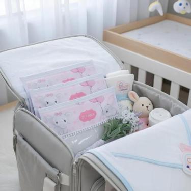 Imagem de Kit 5 Peças Saquinho Organizador Maternidade De Bebe Menina - Miguel B
