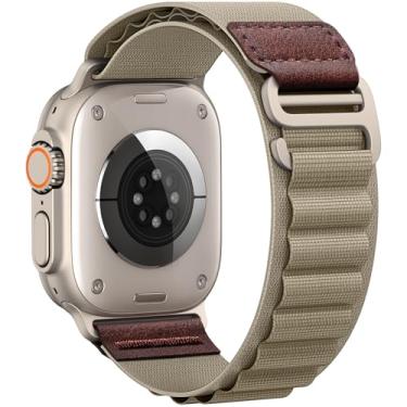 Imagem de Pulseiras masculinas femininas de nylon elástico macio de 49 mm, 46 mm, 44 mm, 42 mm, 41 mm, 40 mm, 38 mm, SE 3 2 1, SE 3 2 1