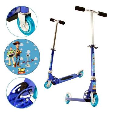 Imagem de Patinete Pixar Toy Story Infantil Meninos de Duas Rodas Azul - DM Radi