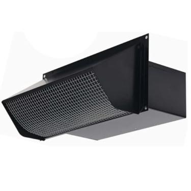 Imagem de IHOUMEX Ventilação De Parede Com Capuz Com Tela E Amortecedor, Tampa De Ventilação De Exaustão De Parede De Aço Galvanizado Para Exaustor De Cozinha Para Duto De 3,25 X 10"