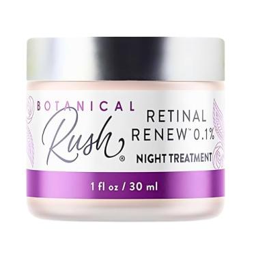 Imagem de BOTANICAL RUSH Tratamento noturno de renovação retiniana, combinado com peptídeos vegetais e extratos botânicos, antienvelhecimento, suaviza linhas finas para todos os tipos de pele, frasco de 30 ml