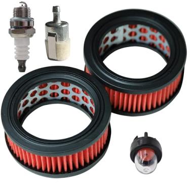 Imagem de Kit de filtro de ar para Echo CS-400 CS-370 CS370 CS370F CS400F CS420ES peças de motosserra 13030039730 com filtro de combustível, vela de ignição, primeira lâmpada