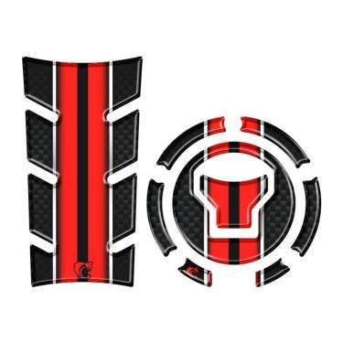 Imagem de Kit Protetor Nova Cg Fan 160 - 2025- Preto E Vermelho Preto E Vermelho