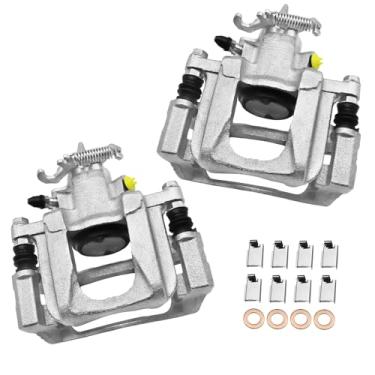 Imagem de Pinça de freio traseiro Anpulsero com suporte compatível com modelos selecionados Chrysler, Dodge, Volkswagen e Ram - Town & Country, Grand Caravan 2008-2012, Routan 2009-2012, C/V 2012, conjunto de 2